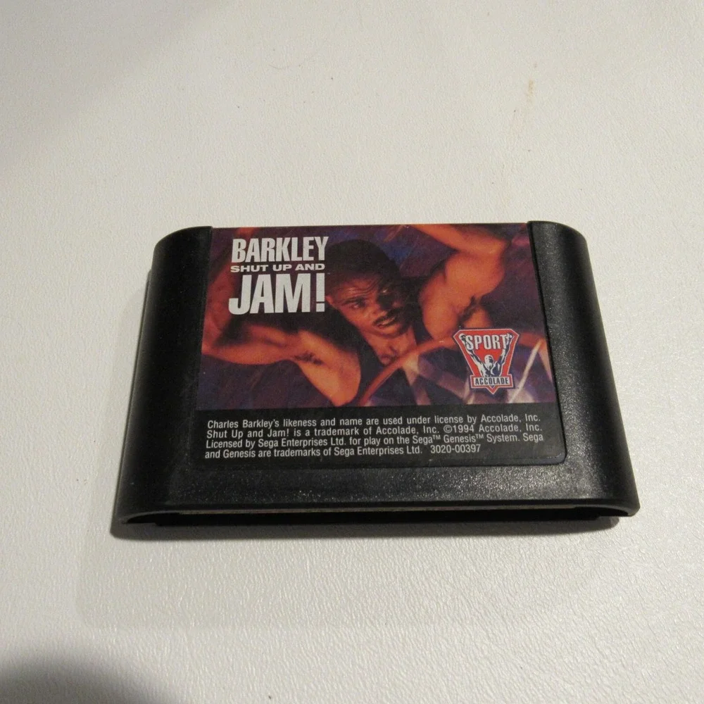 Barkley:‎ Shut Up and Jam (Sega Genesis, 1993) 1